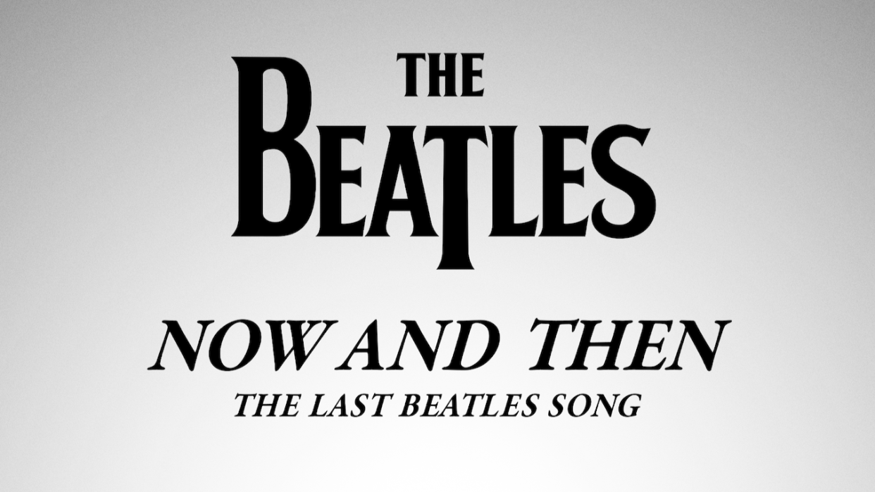  Key art from Now and Then - The Last Beatles Song. 