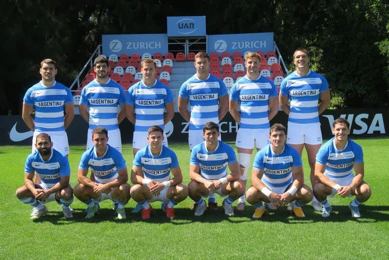 El plantel completo de los Pumas 7s, que disputan los Juegos Panamericanos Santiago 2023 en busca de la medalla de oro