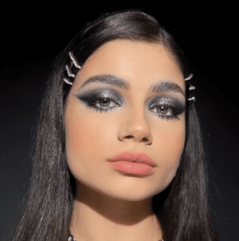 12 Silver Makeup Looks to Try the Chromecore Trend