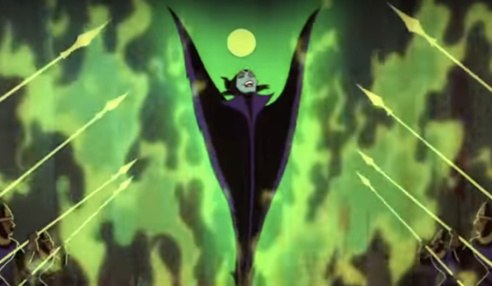 Maleficent wielding power