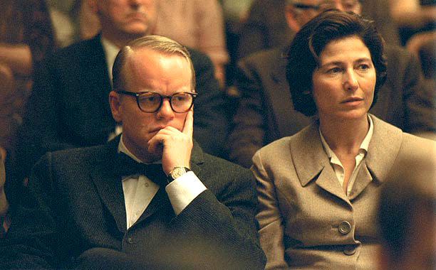 Attila Dory Philip Seymour Hoffman and Catherine Keener in 'Capote'