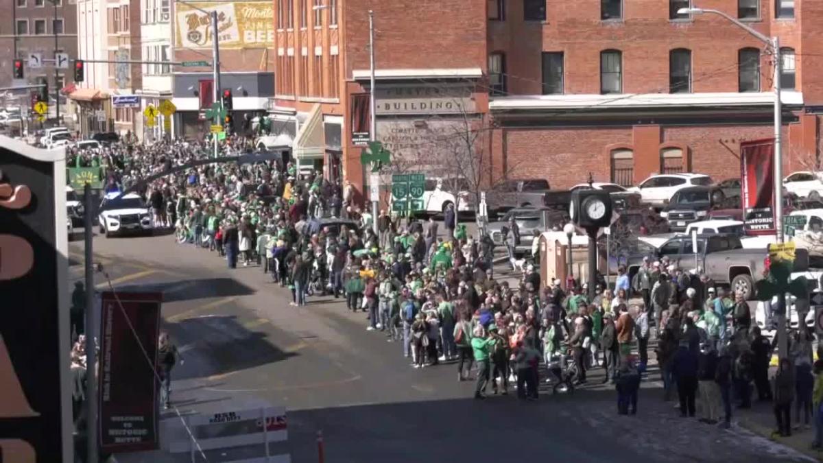 St. Patrick's Day parade in Butte, America