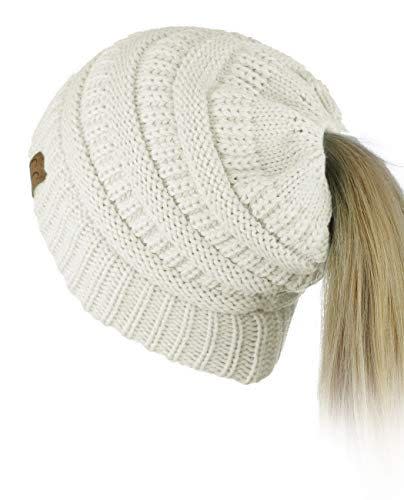 10) BeanieTail Ponytail Beanie