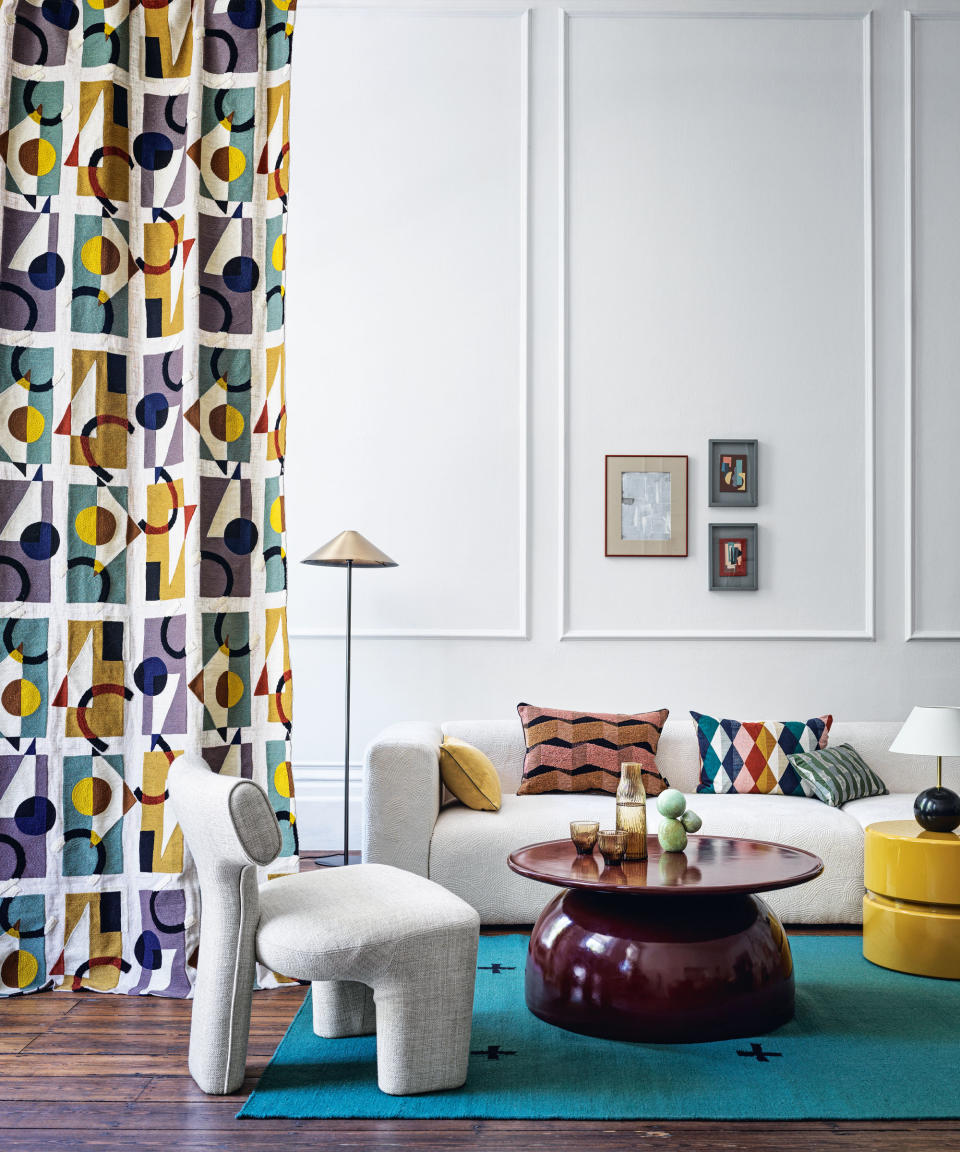 1. Embrace a colorful, geometric pattern