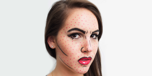 face makeup art halloween