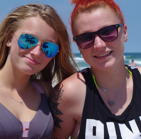 The fact that Chelsea, now a redhead, is even there is a small miracle. After running off with a guy with a criminal record that she met on Tinder last August — prompting her mom to seek help from authorities in finding her missing daughter — the 18-year-old, who was adopted as a baby, moved away from home and famously badmouthed the A League of Their Own star. But the smiles on these faces tell us that a lot of healing has taken place. “summer / sister fun,” Ro captioned this shot of Chelsea with Vivienne, who was born to Rosie’s first wife, Kelli Carpenter. (Photo: Instagram)