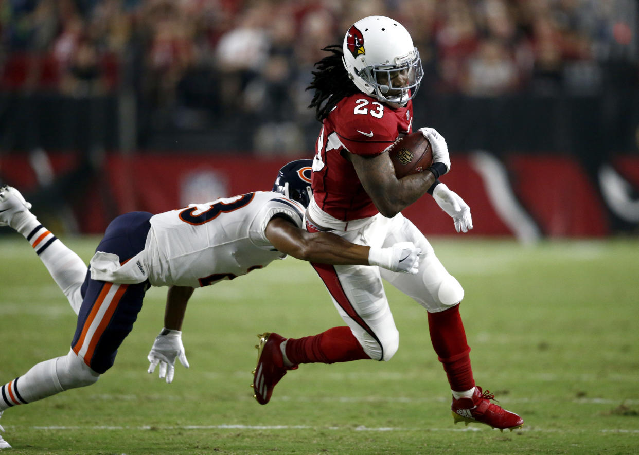 Chris Johnson will be looking for a new home. (AP Photo/Ross D. Franklin)