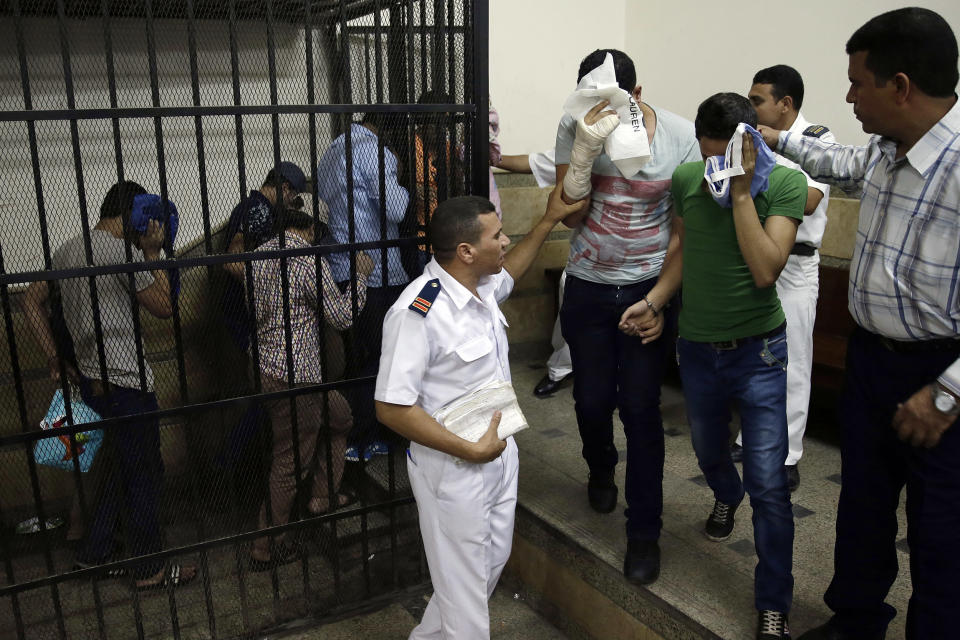 Image: Egytpian Arrests for Inciting Debauchery (Hassan Ammar / AP file)