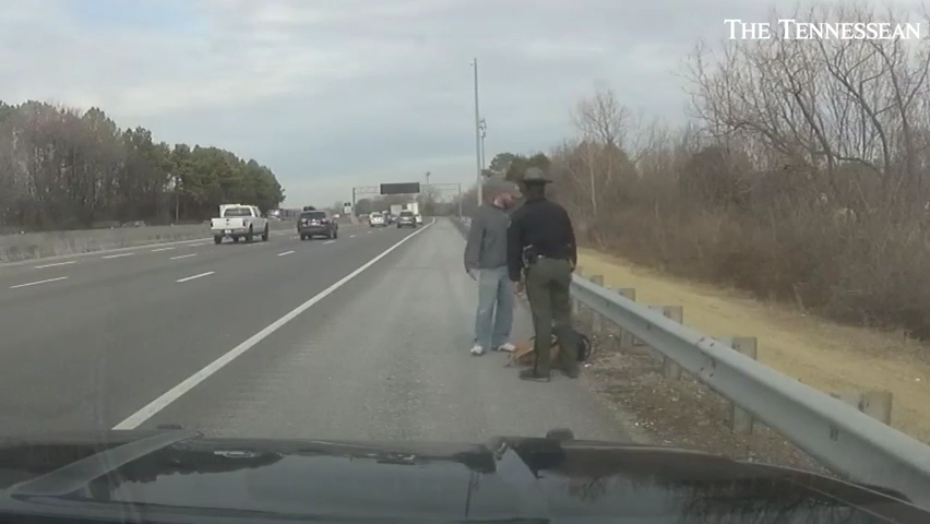 Landon Eastep was shot a dozen times by nine officers in January on the side of a Nashville interstate. Here is the interaction before the shooting.