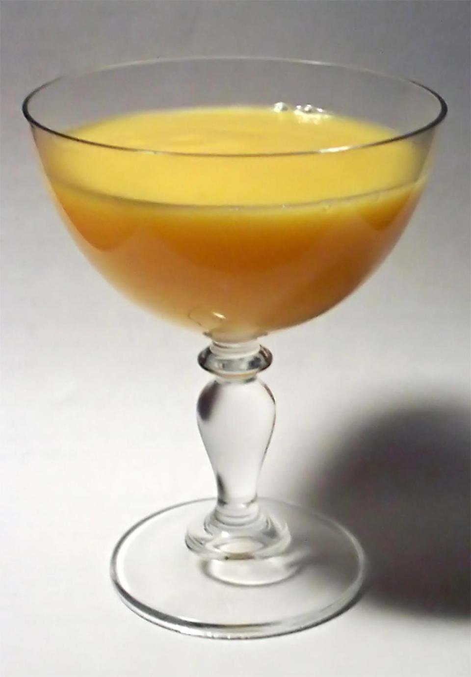 A rompope, a Mexican holiday egg-based drink.
