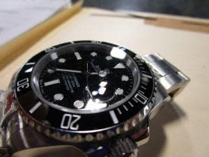 A CBP-seized fake Rolex watch.