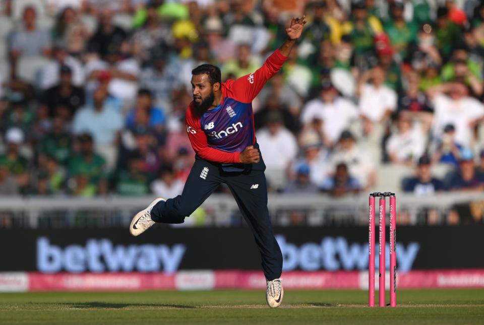 Rashid is now level for second place on England’s list of T20 wicket-takers (Getty Images)