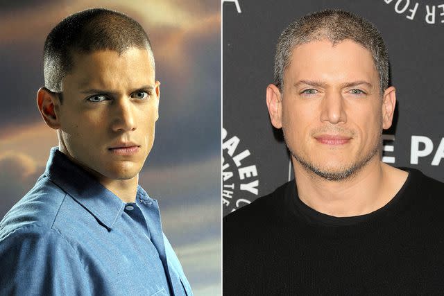 <p>20th Century Fox Film Corp. All rights reserved, Courtesy: Everett Collection; Paul Archuleta/FilmMagic</p> Wentworth Miller on 'Prison Break'