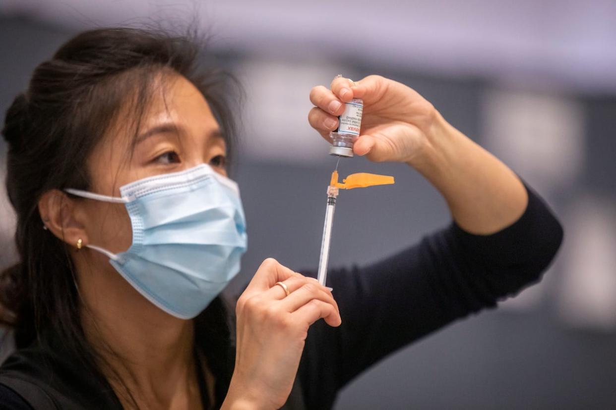 The province has launched a spring COVID-19 booster campaign, which is targeted at high-risk and immunocompromised people in B.C. (Ben Nelms/CBC - image credit)