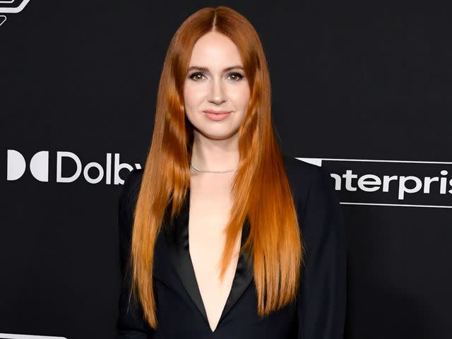 <p>Jon Kopaloff/WireImage</p> Karen Gillan attends the world premiere of Marvel Studios' "Guardians Of The Galaxy Vol. 3" on April 27, 2023 in Hollywood, California.