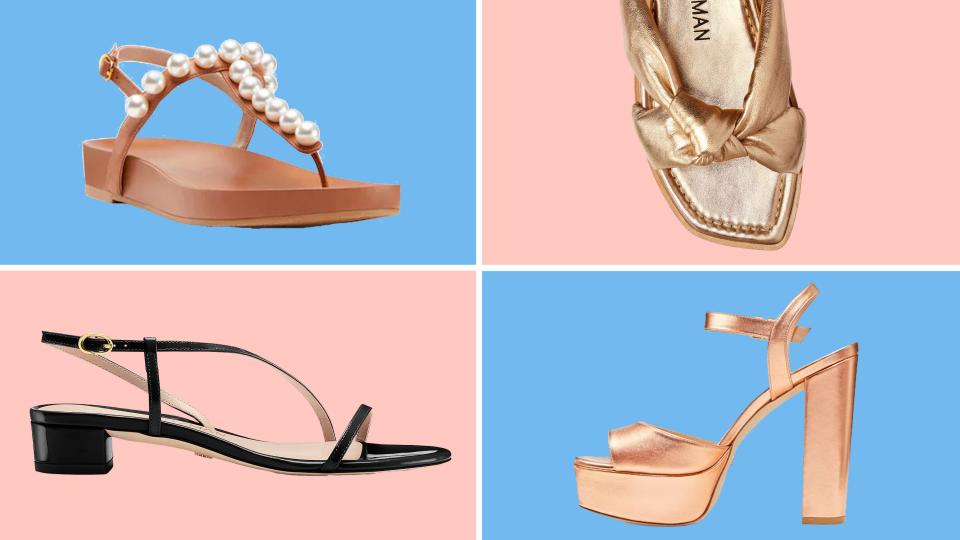 Get ready for summer with trendy sandals and heels on sale at Stuart Weitzman right now.