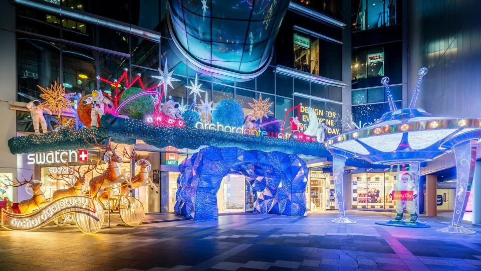 orchardgateway wins Orchard Road’s Best Dressed Building Contest 2017. Photo: Orchard Road Business Association
