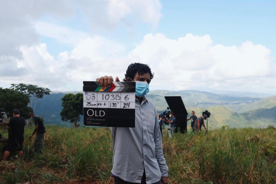 Director M. Night Shyamalan filmed his mysterious new film "Old" last year during the pandemic.