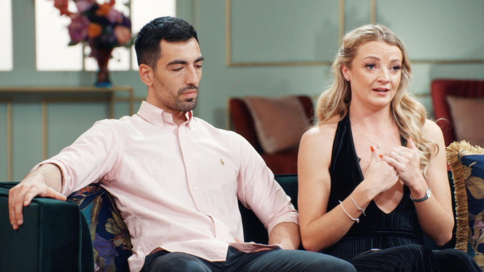 Married At First Sight commitment ceremony: Thomas and Rosaline this series (Channel 4)