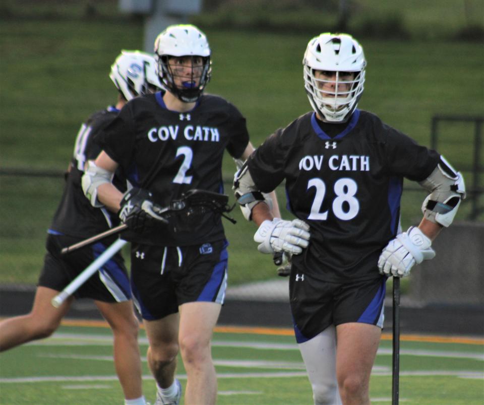 Thomas Burns (2) during a Covington Catholic lacrosse game last season.