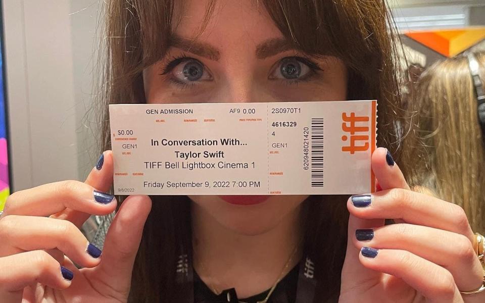Toronto-based writer Kelsey, 31, has spent up to £8,000 on Swift tickets