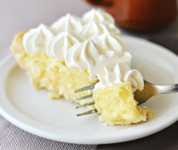 Katie Cawood/Moment Open/Getty Images Coconut Pie With Whipped Cream