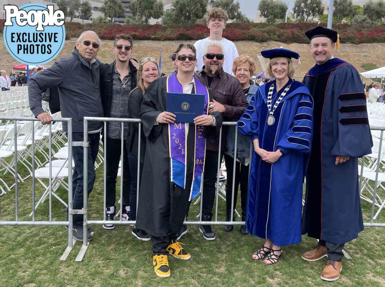 Guy Fieri is so proud of nephew jules as he graduates from college. Credit Guy FIeri