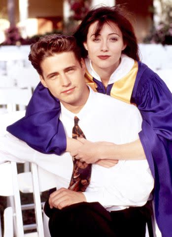 Everett Shannen Doherty and Jason Priestley on 'Beverly Hills, 90210'