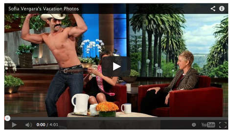 Sofia Vergara on The Ellen DeGeneres Show