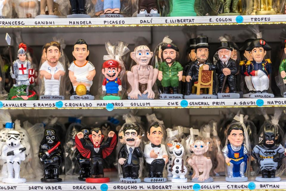 Caganers can be found in Christmas markets throughout Catalonia (Getty Images)
