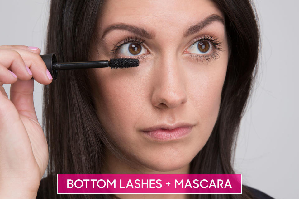 Rule #3: Skip mascara on your bottom lashes.