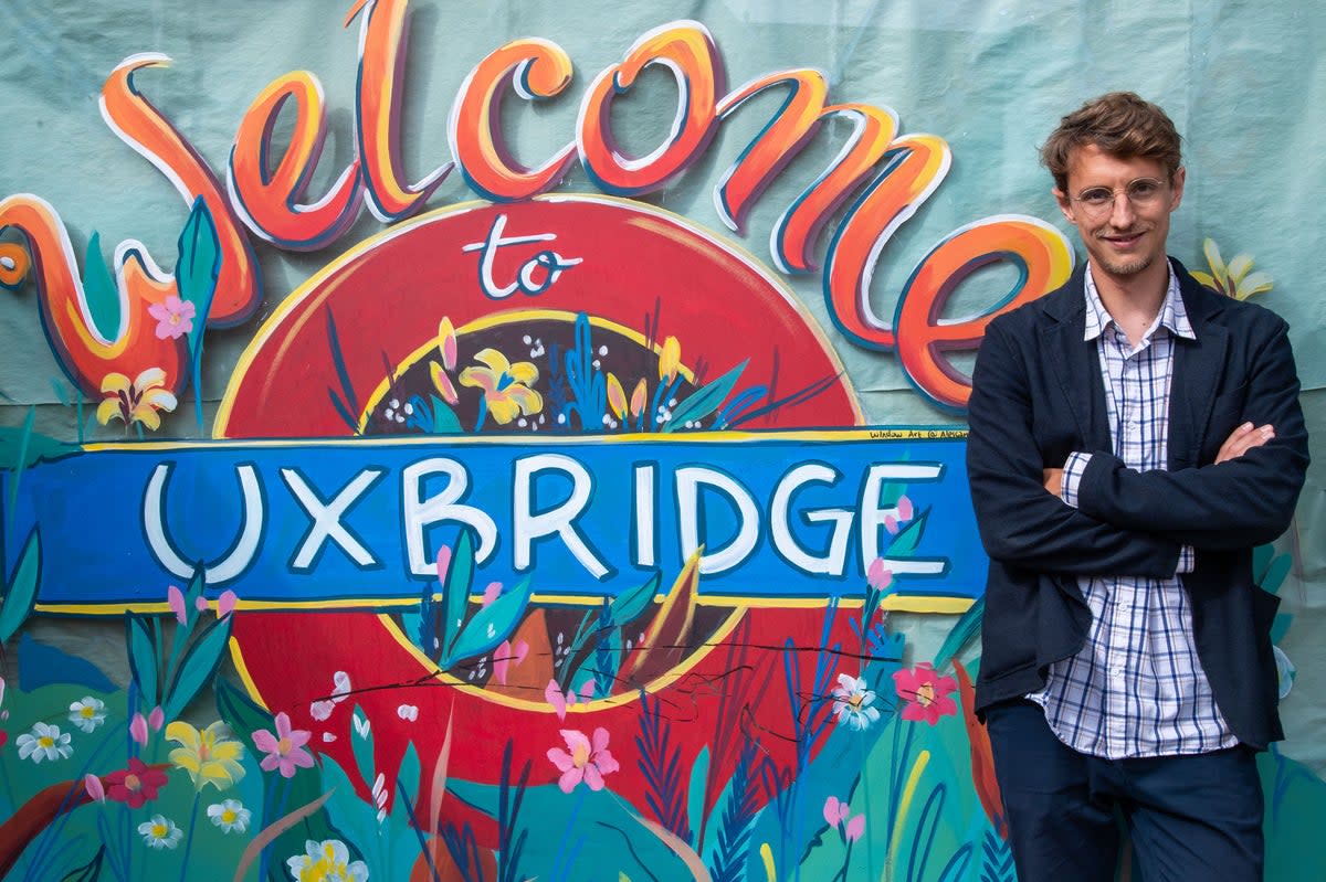 Robbie Smith takes the political temparature in Uxbridge  (Lucy Young)