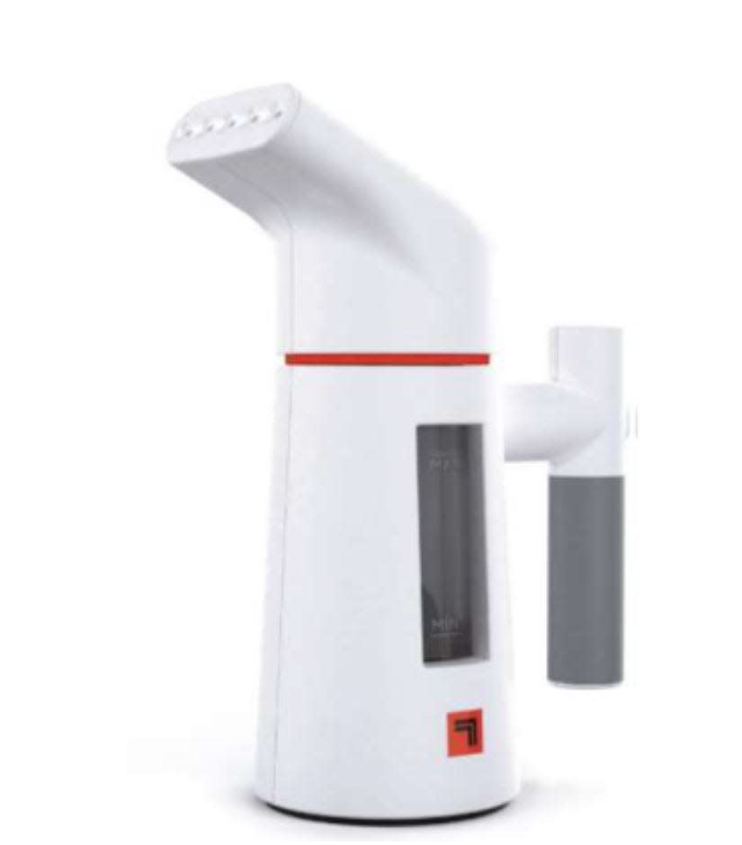 The recalled steamers were manufactured from July 2009 up until January 2024. The model pictured is a Sharper Image garment steamer with an SI-428 model number.