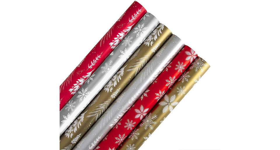 Hallmark wrapping paper, 6 rolls 