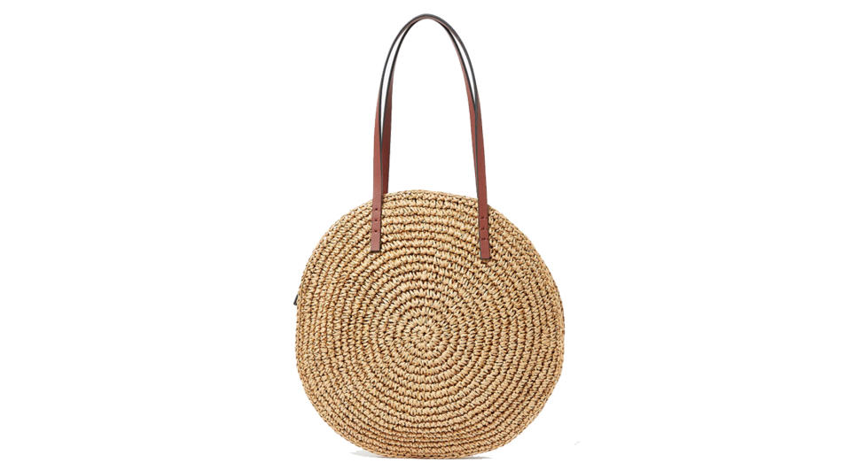 Straw Grab Tote Bag 