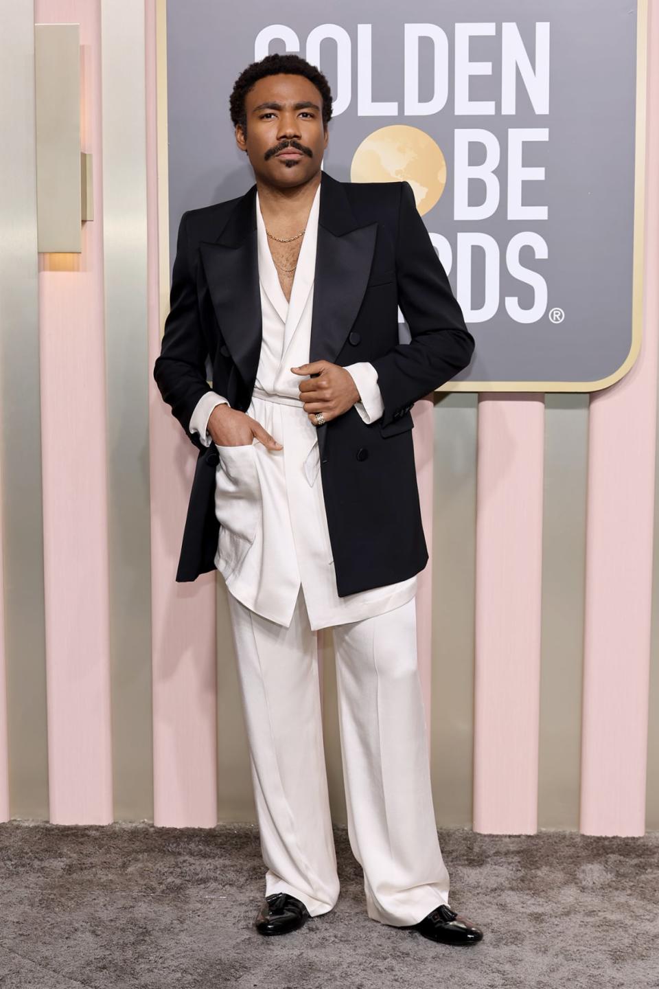 <div class="inline-image__caption"><p>Donald Glover attends the 80th Annual Golden Globe Awards at The Beverly Hilton on January 10, 2023 in Beverly Hills, California.</p></div> <div class="inline-image__credit">Amy Sussman/Getty Images</div>