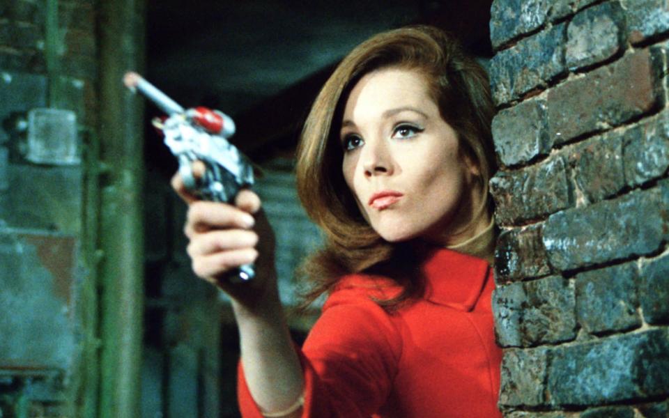 Emma Peel: the internationally educated daughter of a wealthy shipowner and youthful widow of a famous test pilot - www.bridgemanimages.com