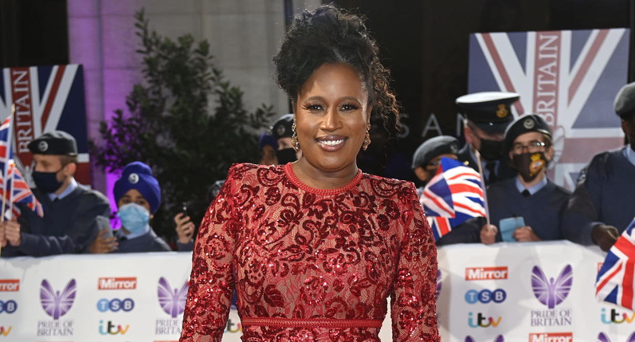 Charlene White arriving at the Pride of Britain Awards, 2021 (Matt Crossick/Empics/PA)