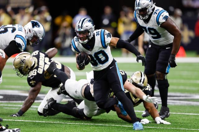 Carolina Panthers running back Chuba Hubbard is suing the NCAA. Here's why