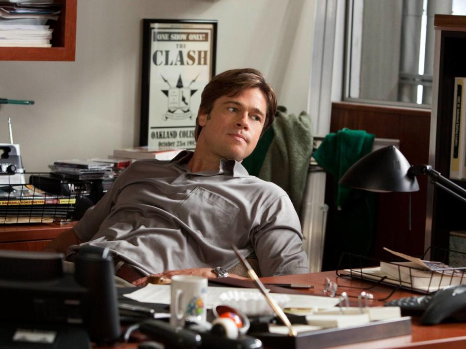 Brad Pitt in ‘Moneyball’ (Columbia TriStar)