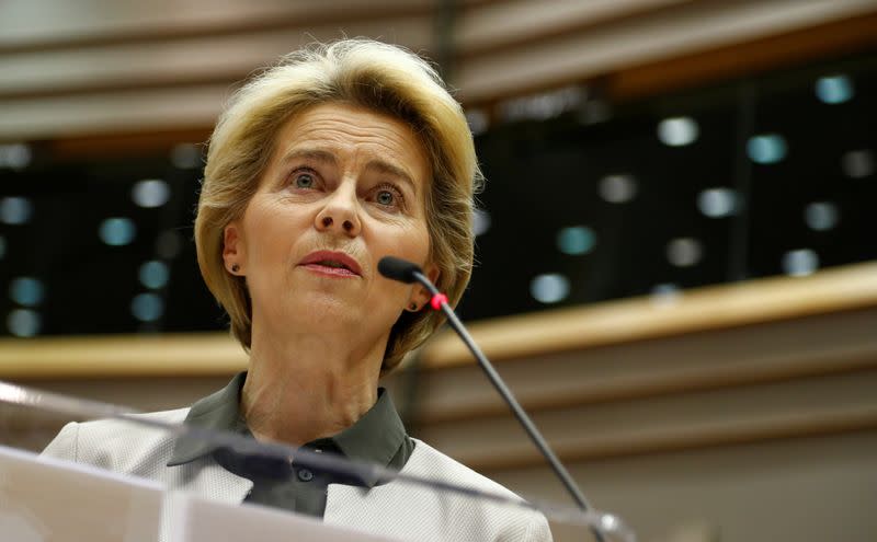 Plenary session at the European Parliament in Brussels