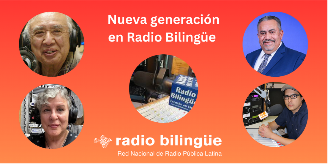 Radio Bilingüe welcomes a new executive director, in its new stage of changes after 45 years of being led by its founder, Hugo Morales. Radio Bilingüe