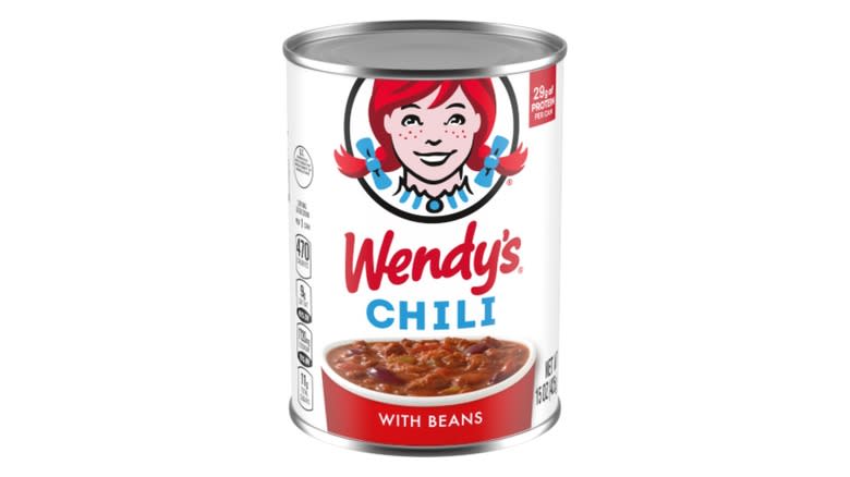 can of Wendy's chili