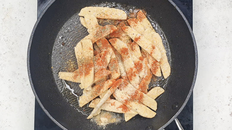 cooking tempeh in spices