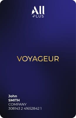 Cartão ALL PLUS Voyageur (CNW Group/Accor)