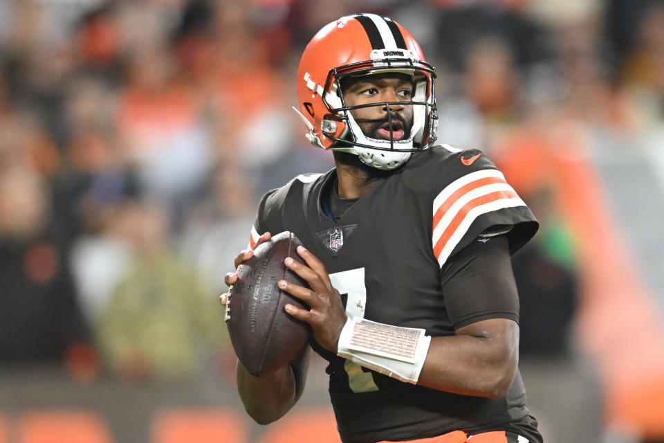 Jacoby Brissett of the Cleveland Browns