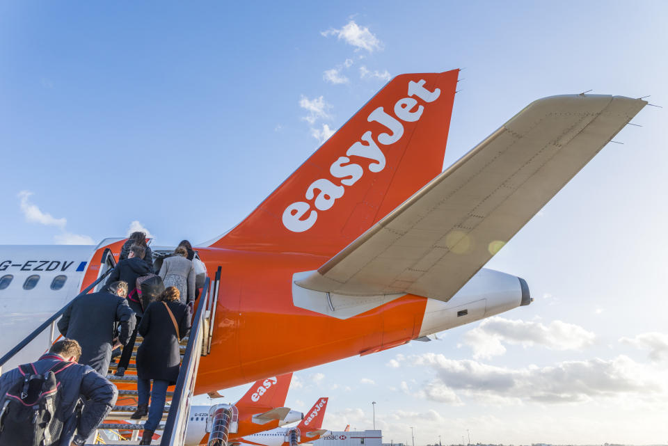 “EasyJet is looking forward to taking customers on a long-awaited holiday this summer,” it said in a statement. Photo: Getty Images