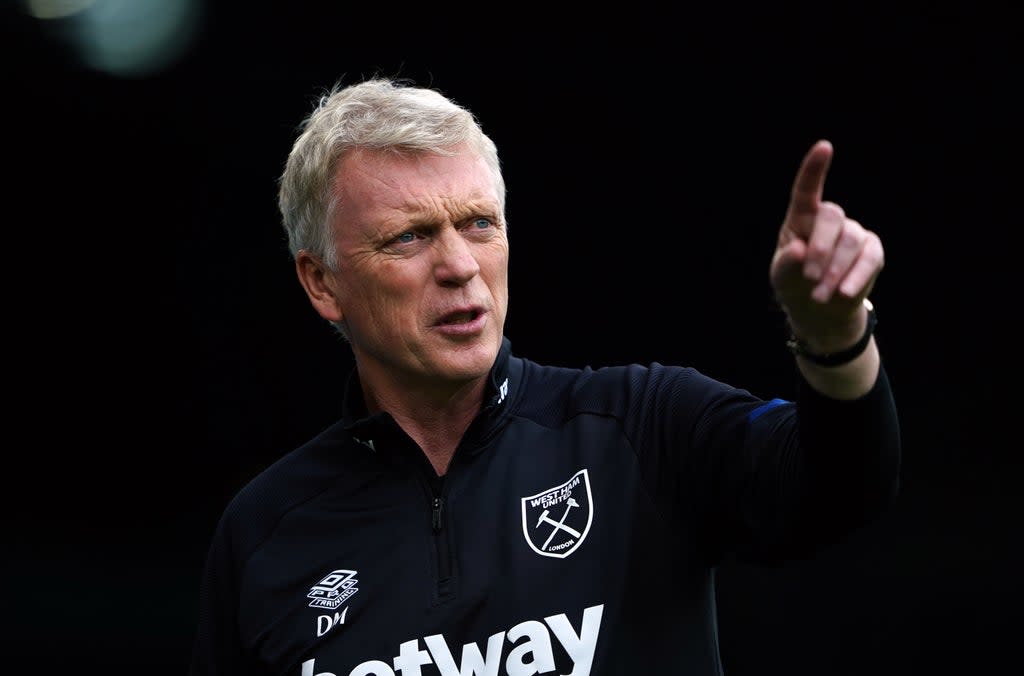 West Ham manager David Moyes takes his team back into the Europa League on Thursday (Zac Goodwin/PA) (PA Wire)