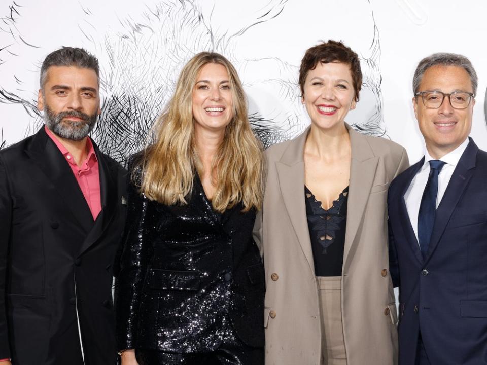 Auch die die Hollywood-Stars Oscar Isaac und Maggie Gyllenhaal kamen nach Hamburg.  (Bild: Getty Images for Montblanc International)