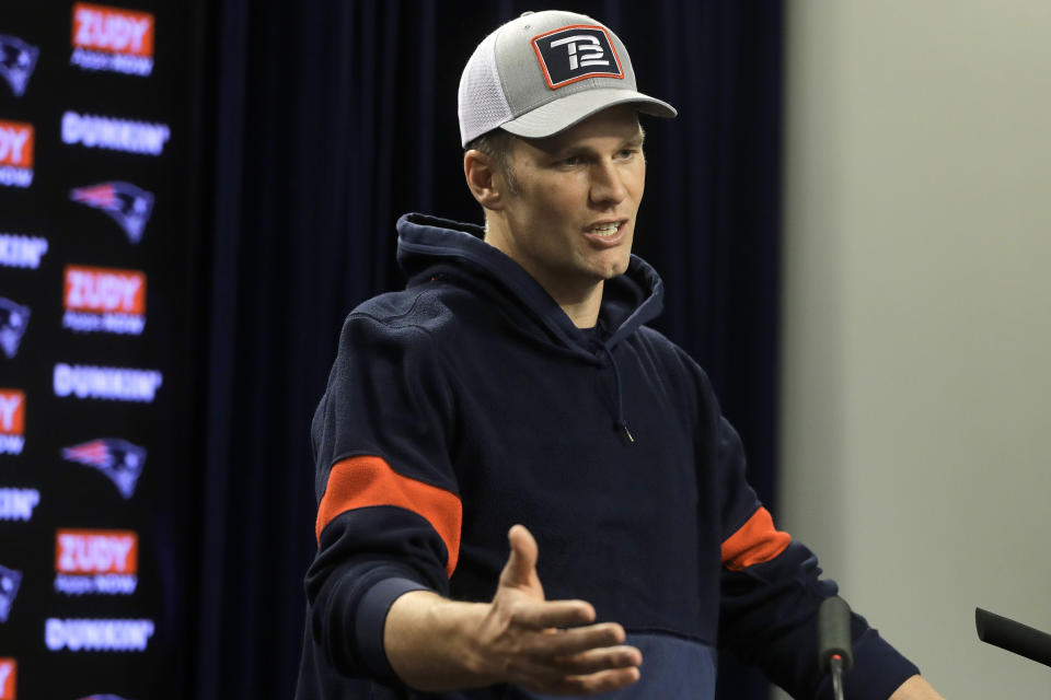 Tom Brady has rarely spoken out about political causes. (AP Photo/Steven Senne)